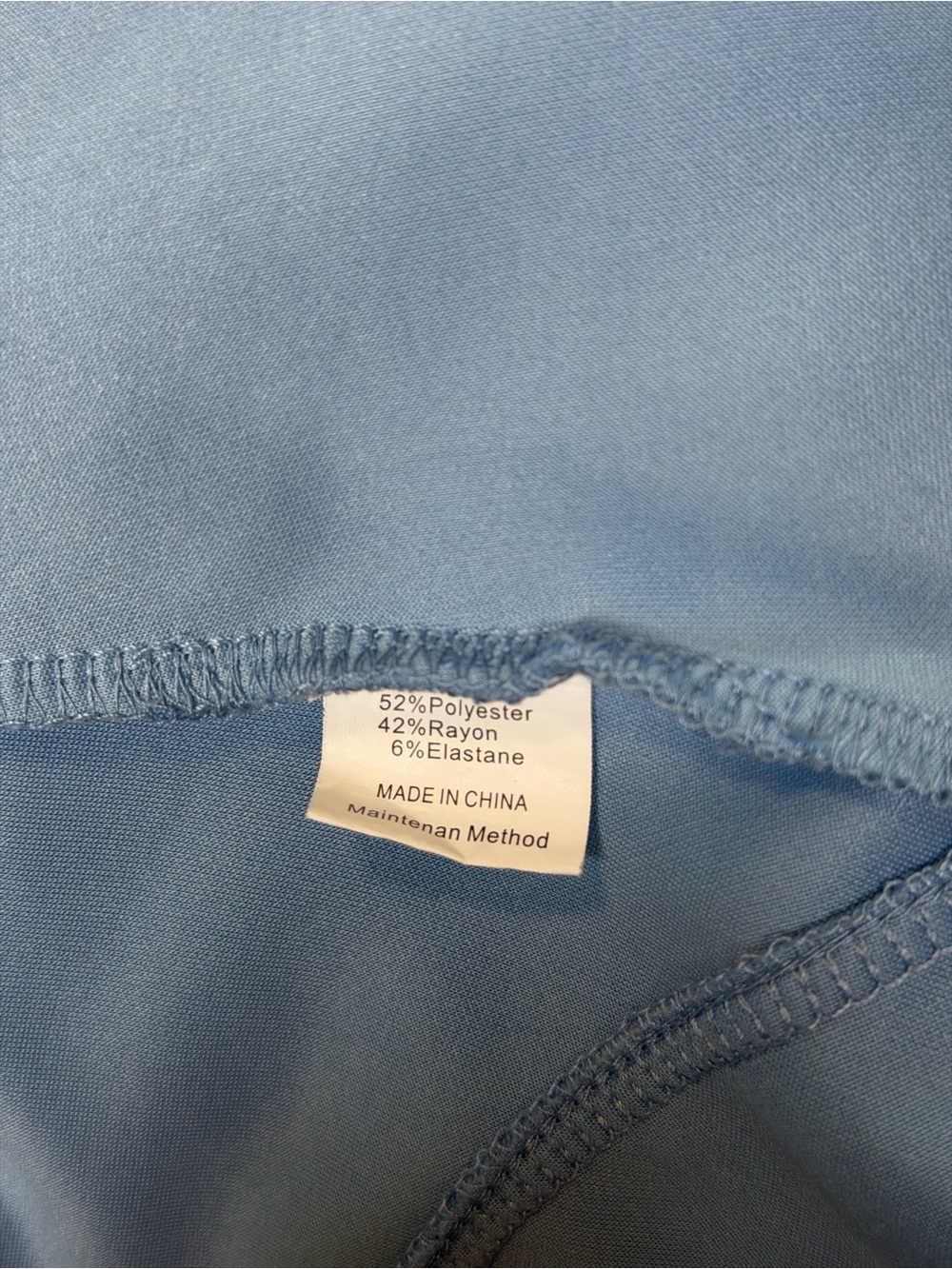 Dusty Blue Short Sleeve Drawstring Romper with Pockets – Small - Picture 9 of 9